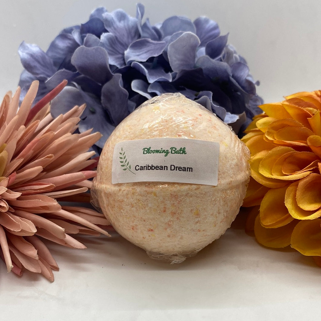 Caribbean Dream With Pink Himalayan Salt Bath Bomb